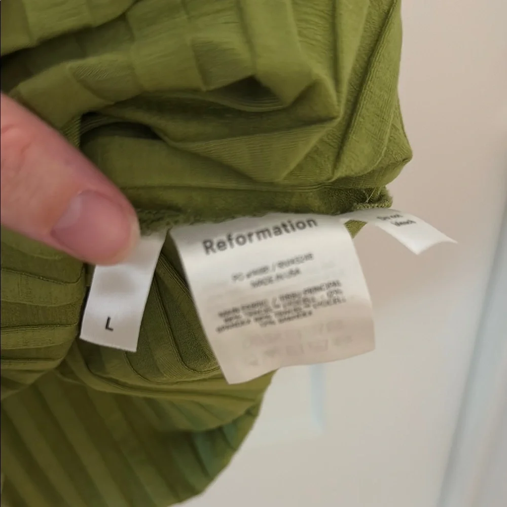 Reformation Ribbed Mini Dress - Picture 3 of 5